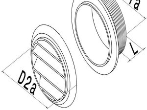 Prúdnica D90 45°