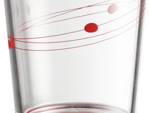 POHÁR NA VODU SAN Brunner Cosmic 300 ml farba červená