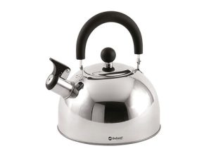 Kanvica na čaj Outwell Tea Break L 2,2 l farba strieborná / čierna