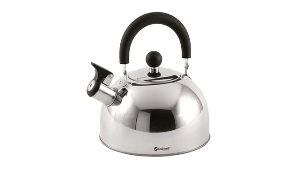 Kanvica na čaj Outwell Tea Break L 2,2 l farba strieborná / čierna